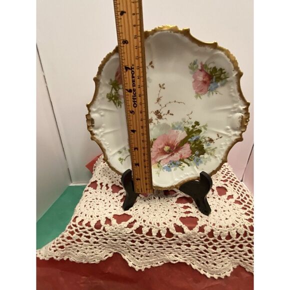 Vintage France LRI Limoge Plate Blakeman And Henderson Hand Painted Plate. - Picture 5 of 5